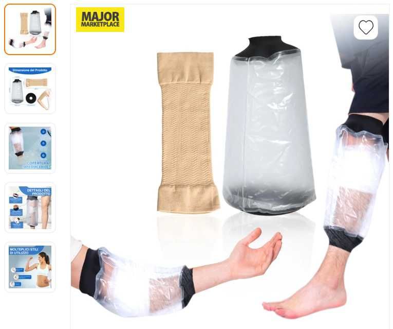 Husă PICC pentru duș pentru cotiere