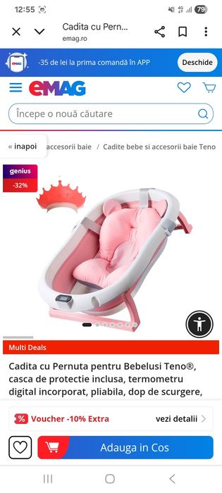 Vand premergator ,vanita baie pliabila si scaun de baie