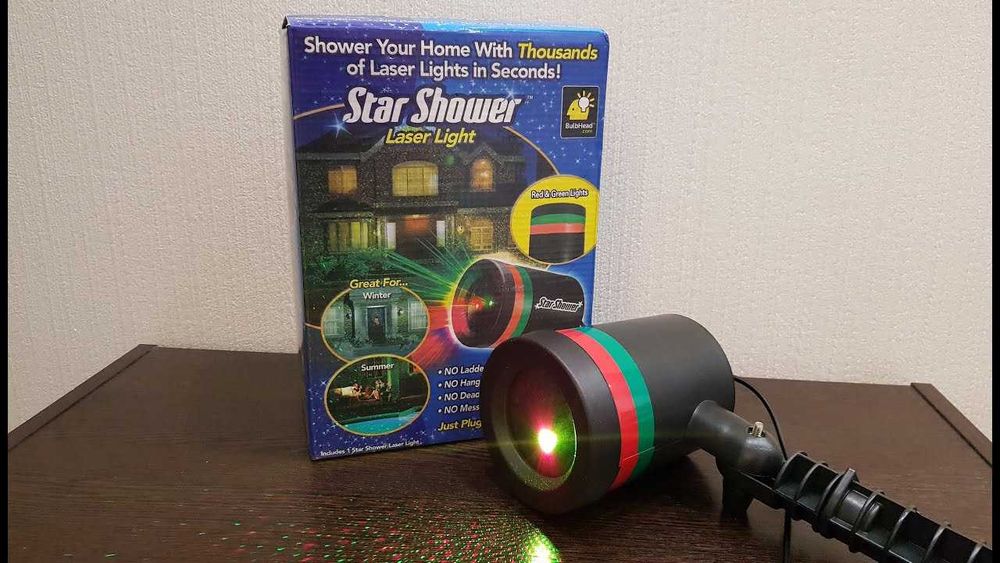 Проектор новогодний Star Shower Slide Show со слайдами