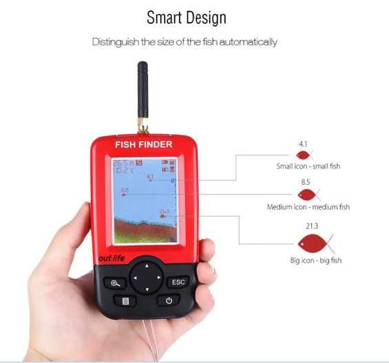 Нов XJ-01 ULTRA 100М БЕЗЖИЧЕН РИБОЛОВЕН СОНАР Модел 2025 12м гаранция