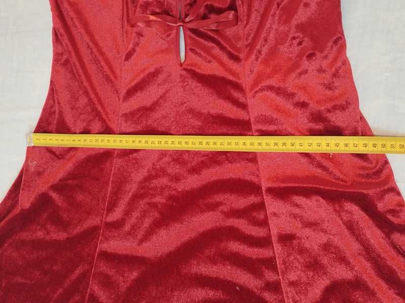 Rochie roșie bretele