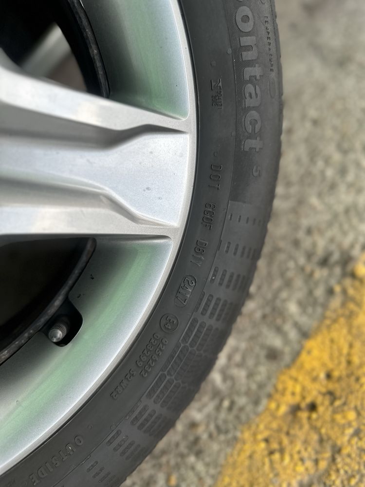 Jante + Anvelope + Capace Dacia 16 4x100 | 205/55 R16 91H Continental