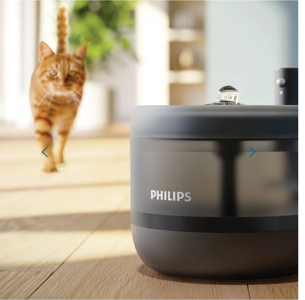 Продавам нов воден фонтан за домашни любимци Philips PAW3210/02