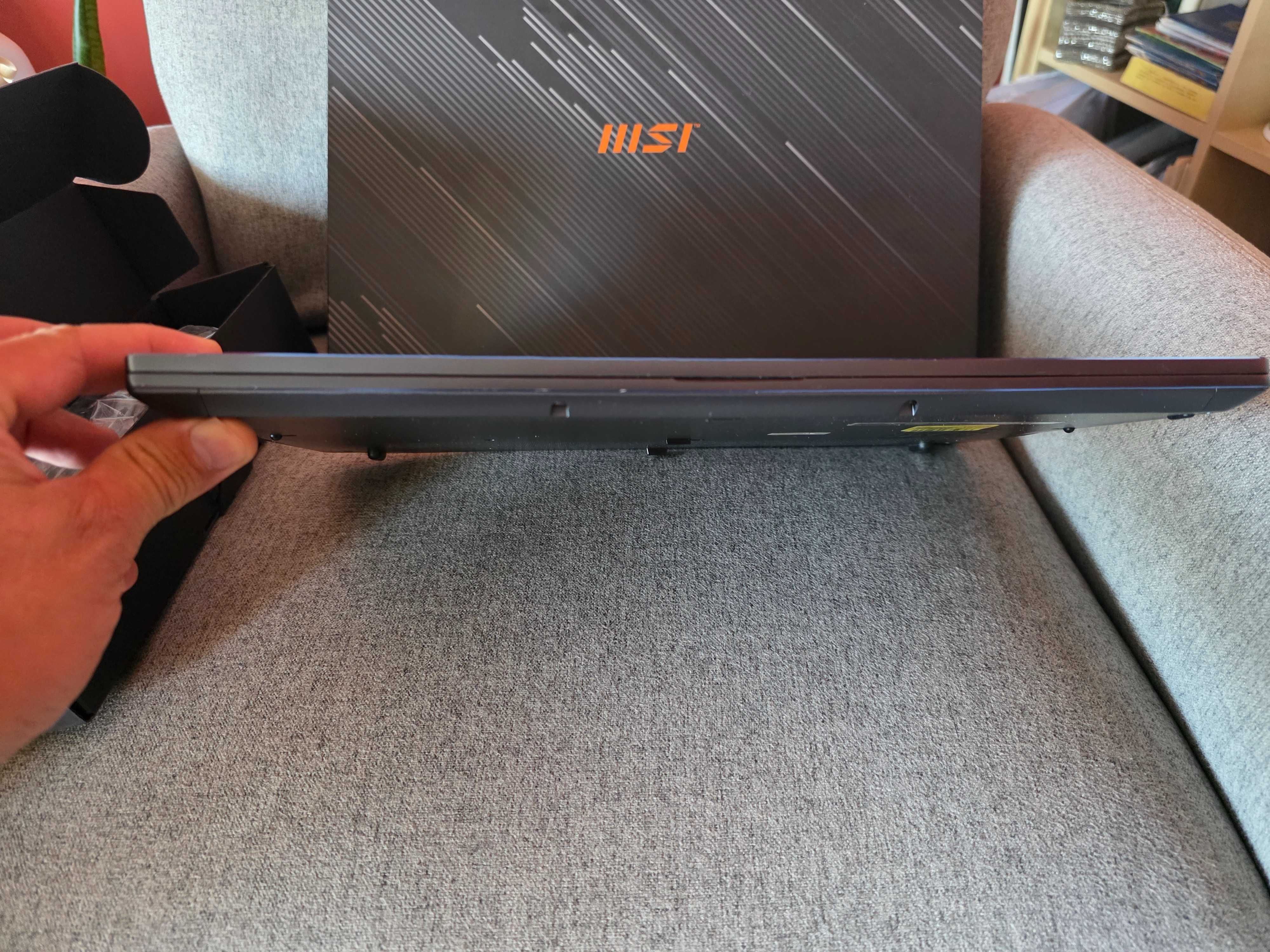 Геймърски и бизнес лаптоп MSI в гаранция Intel i7, 1TB, 4K, GTX 1650