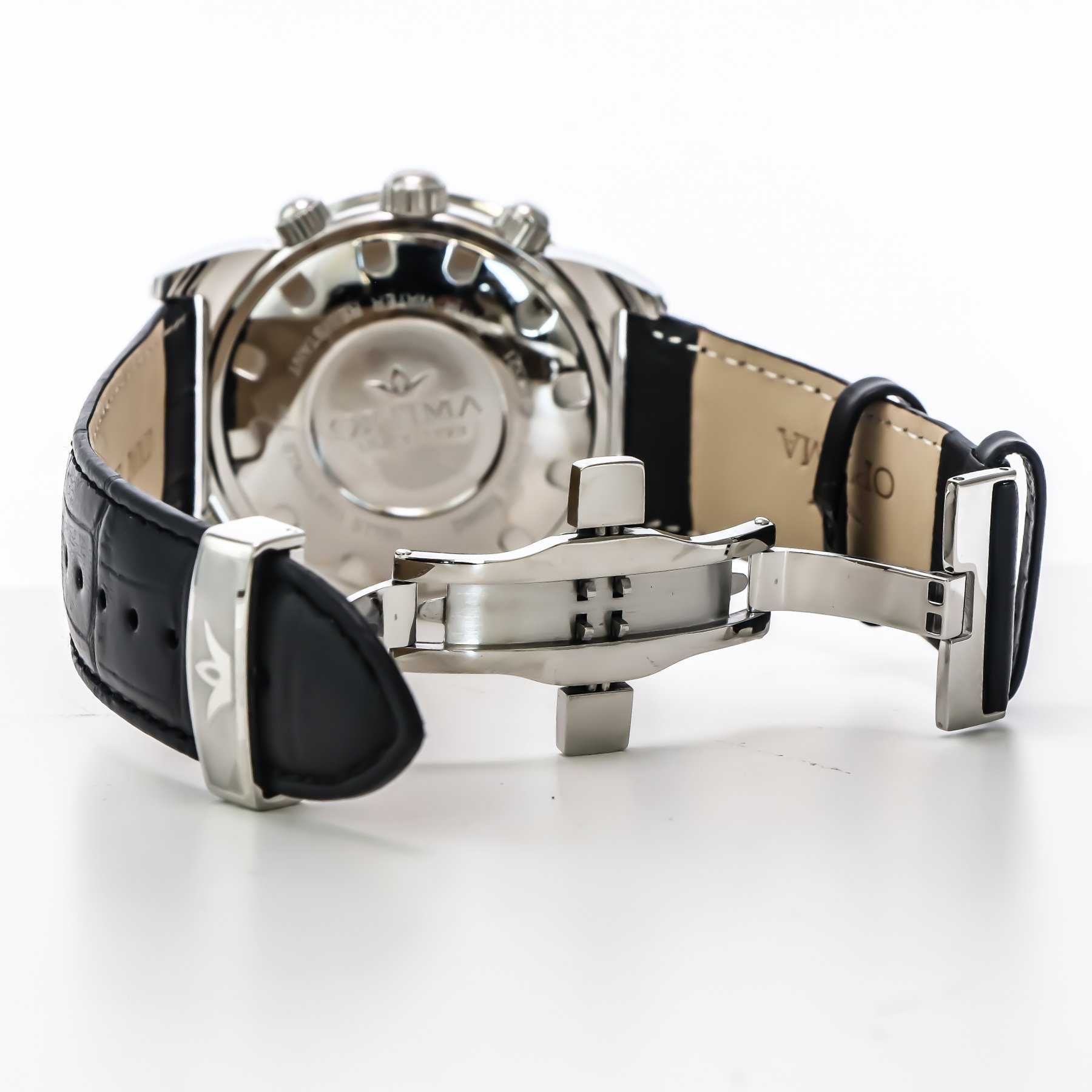 Оригинален  Швейцарски мъжки часовник OPTIMA - Swiss Chronograph