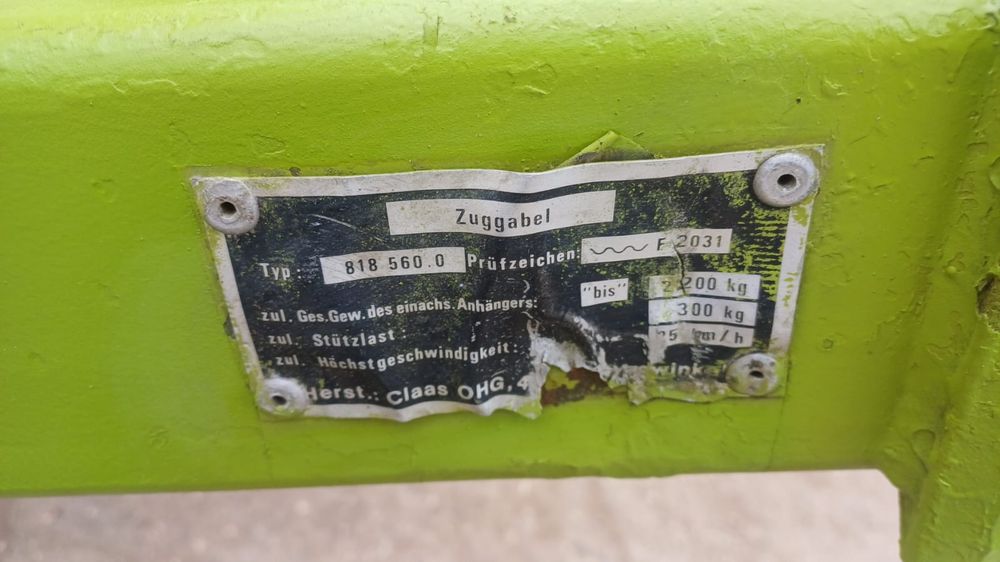 Claas Rollant 62 S.Balotiera rotunda. Recent adusa din Germania