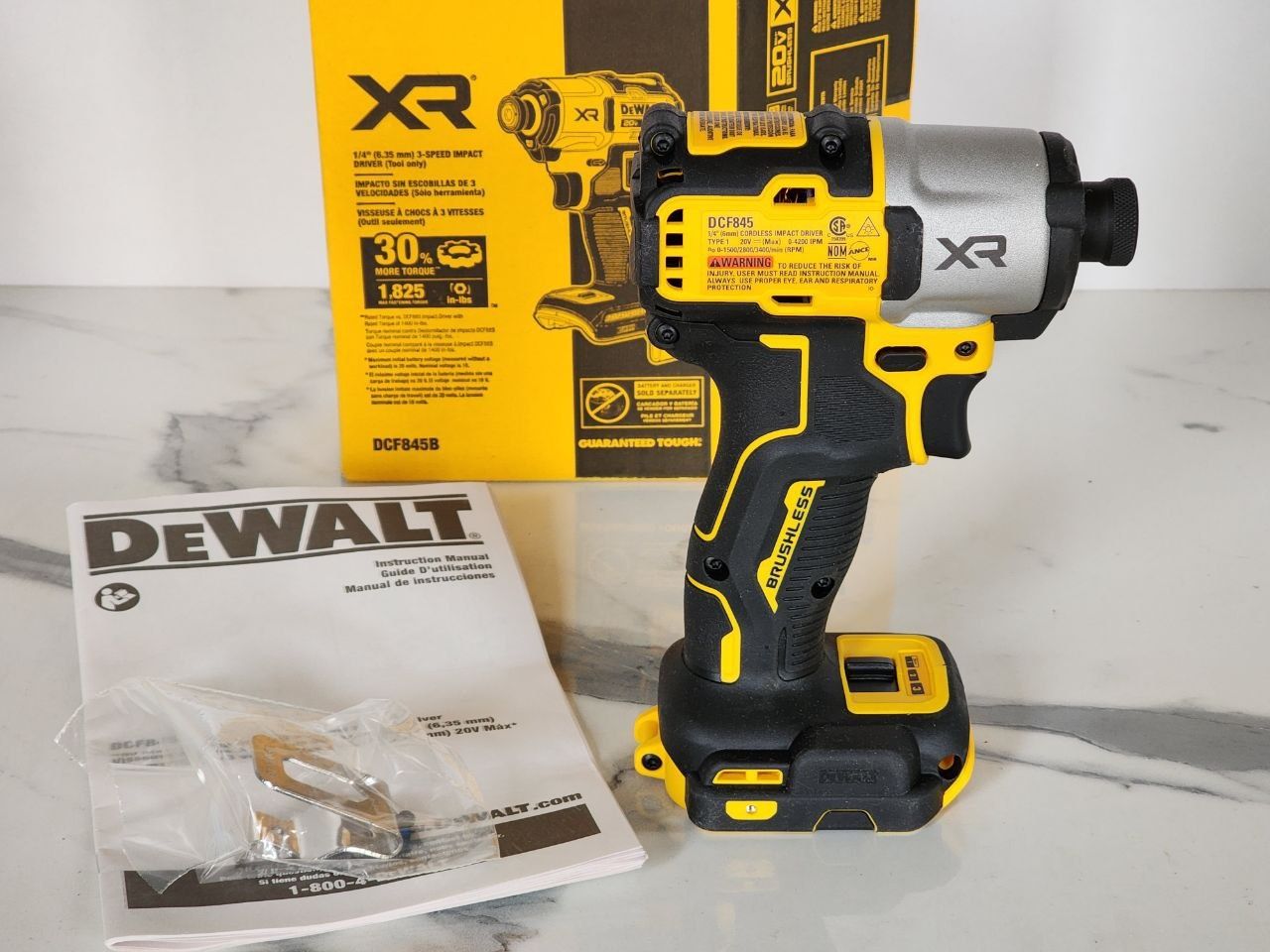 Dewalt DCF845 новейший импульсный шуруповёрт линейки XR