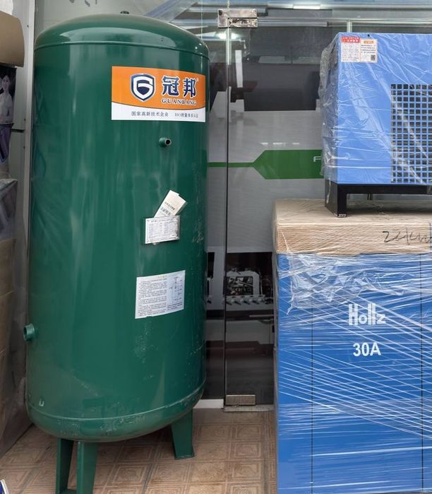 ресивер для компрессора 1 m3, винтовой компрессор бак