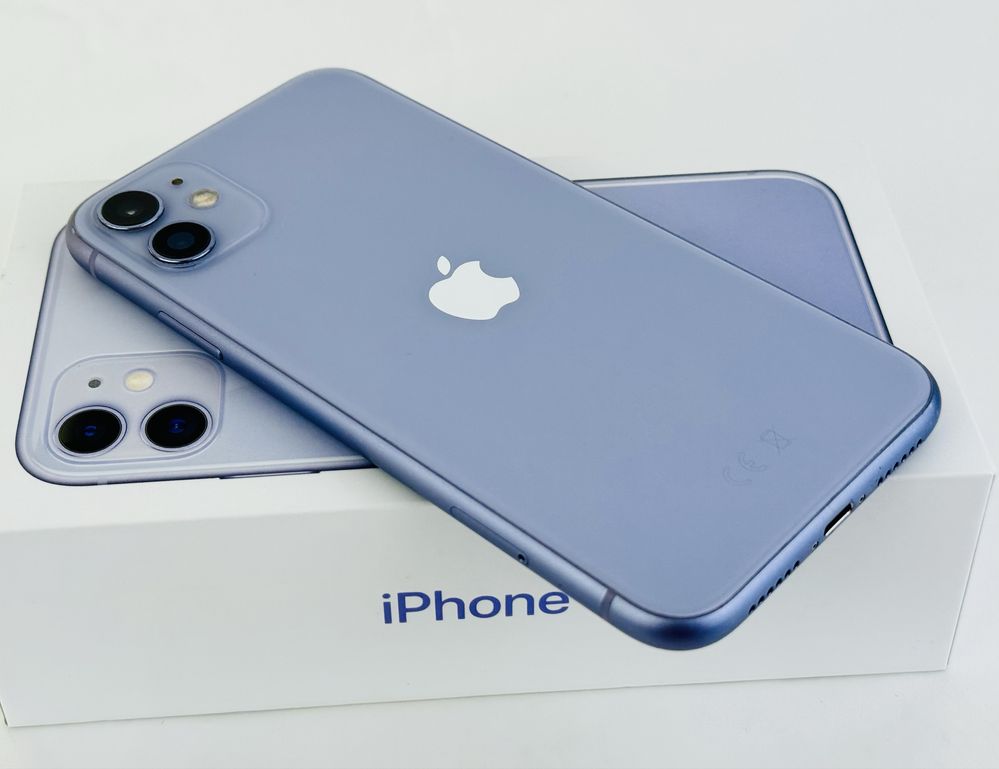 Apple iPhone 11 64GB Purple Перфектен! Гаранция!