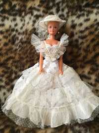 Кукла Барби винтажная в бальном платье ручной работы, в туфельках
