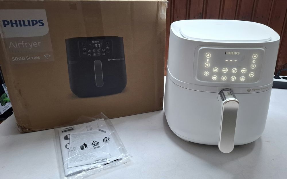 Philips Airfryer HD9285Series XXL, 7,2л Rapid Air технология 2000W,бял