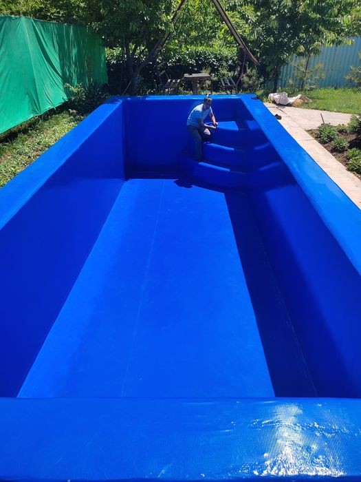 Банер установка басен ,сетка установка