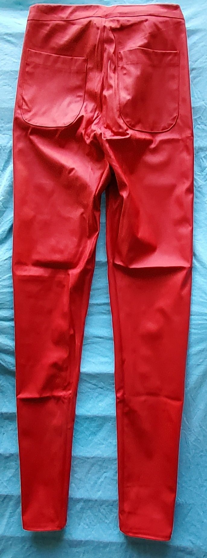 Pantaloni colanti piele ecologica, marimea S, Bogas, Noi cu eticheta