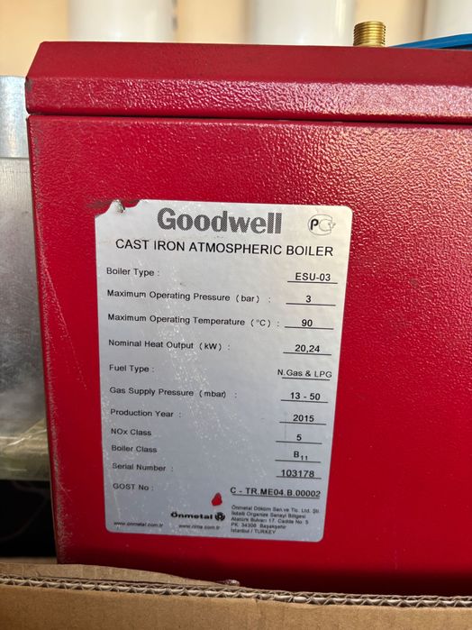 Газовый чугунный котел GOODWELL