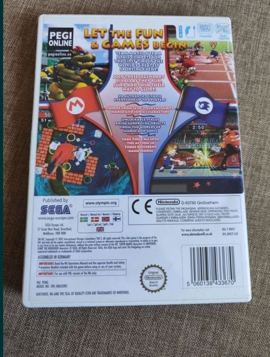 Mario & Sonic at the Olympic Games-joc Nintendo Wii