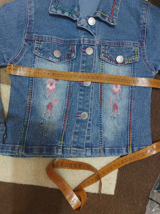 Geaca fete blugi primavara