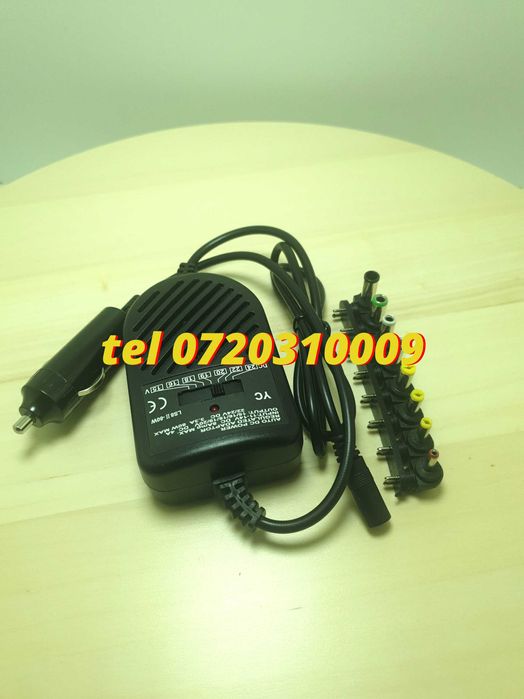 Alimentator Auto Universal Laptop12v 8 Capete Schimb