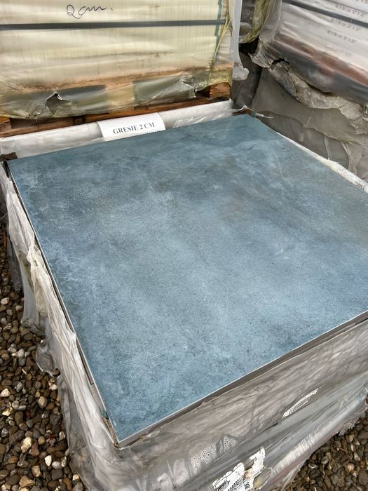 Gresie 2 cm 80X80 LAGUNA nuanta turcoaz