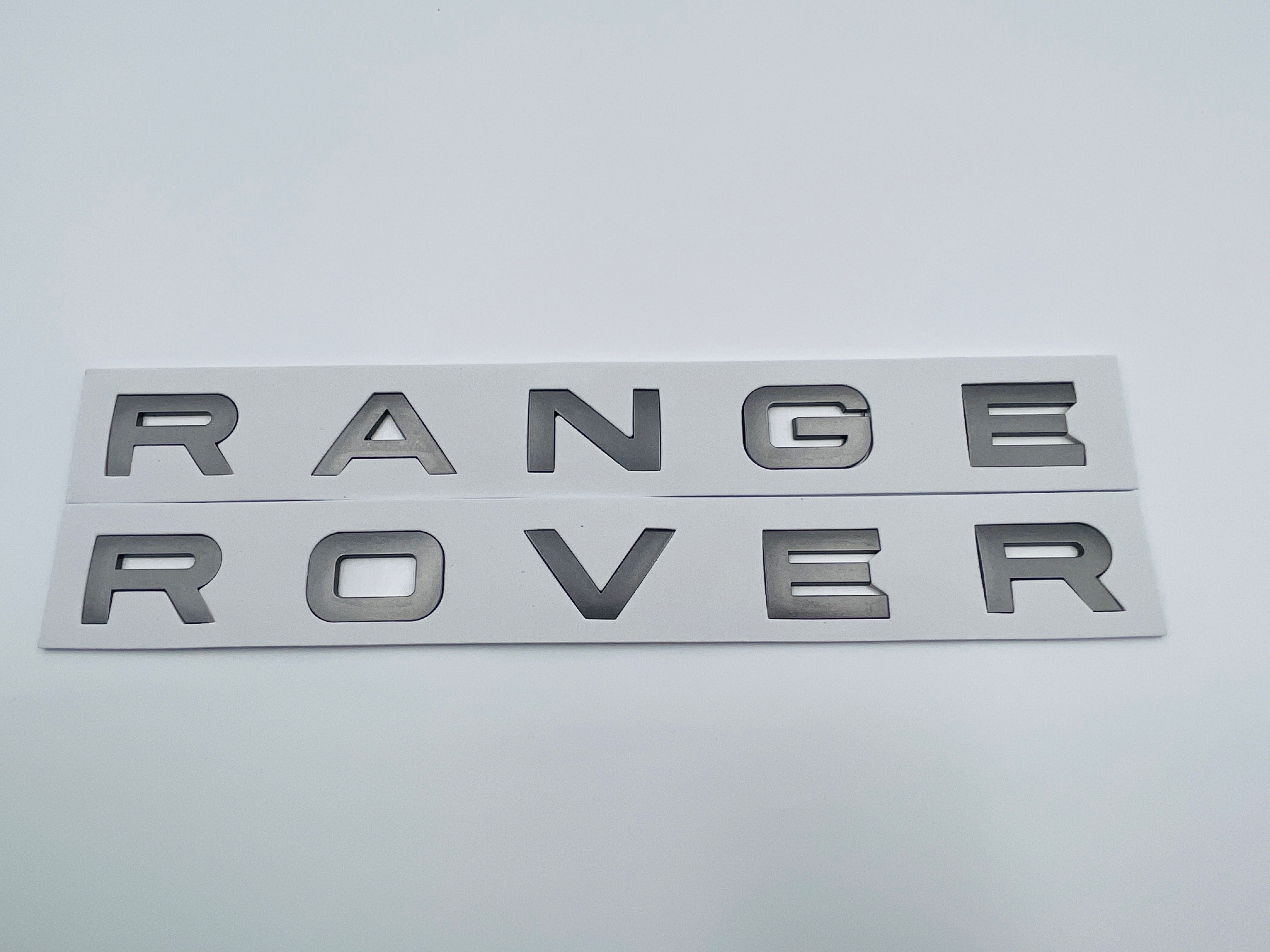 Emblema compatibila RANGE ROVER gri carbon