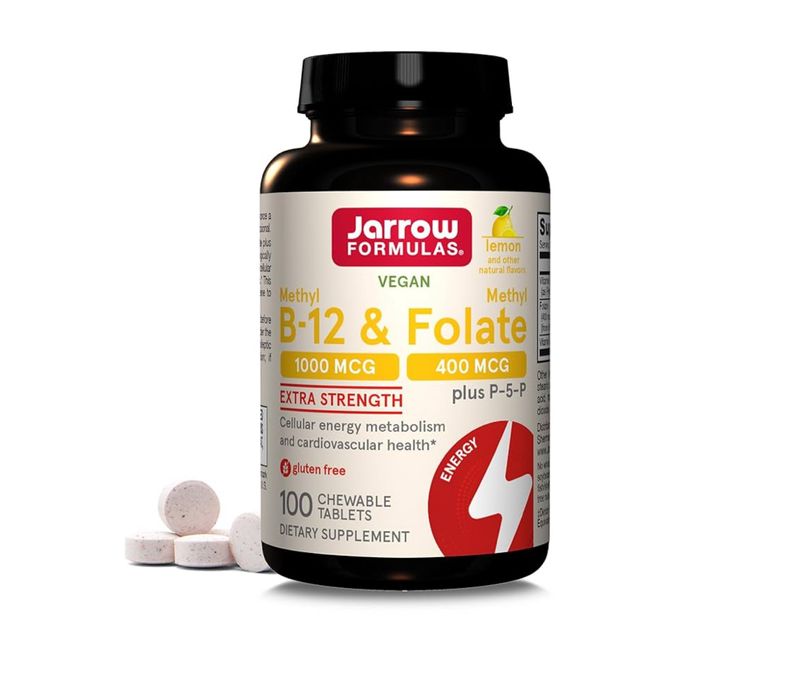 Jarrow Formulas Methyl B-12 & Folate – энергия и здоровье сердца