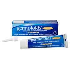 Germoloids Ointment Мехлем хемороиди БЪРЗОДЕЙСТВАЩ Bayer 55мл Германия