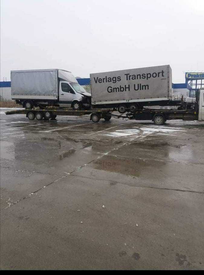 Tractari auto . Transport autoutilitare, utilaje agricole Satu Mare