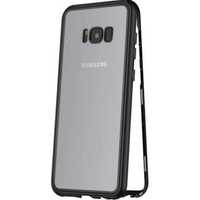 Husa de protectie pentru Samsung Galaxy S9 Plus, Negru-Transparent
