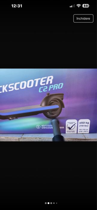 Trotineta electrica copii