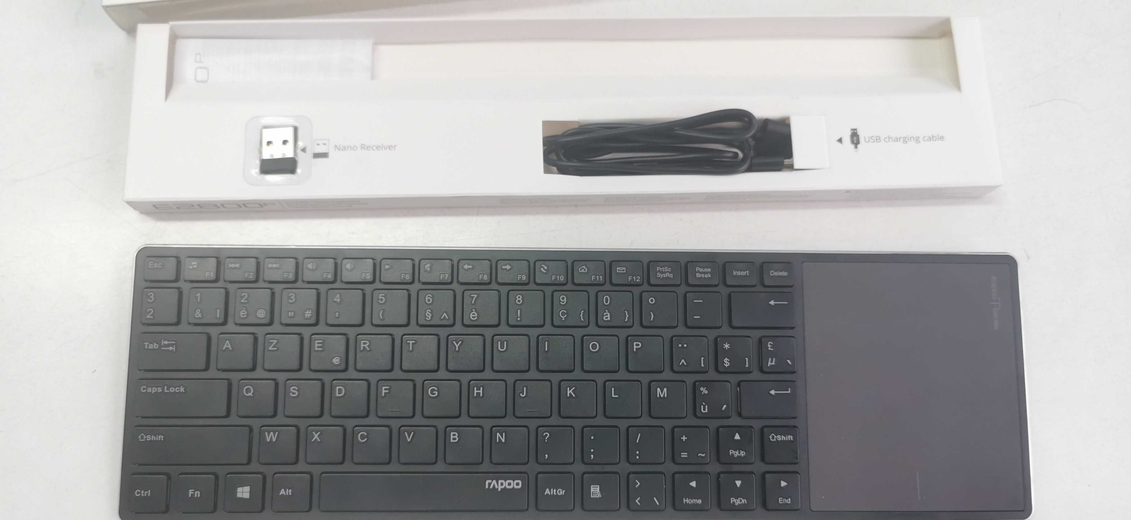 Tastatura Wireless Touchpad Keyboard RAPOO