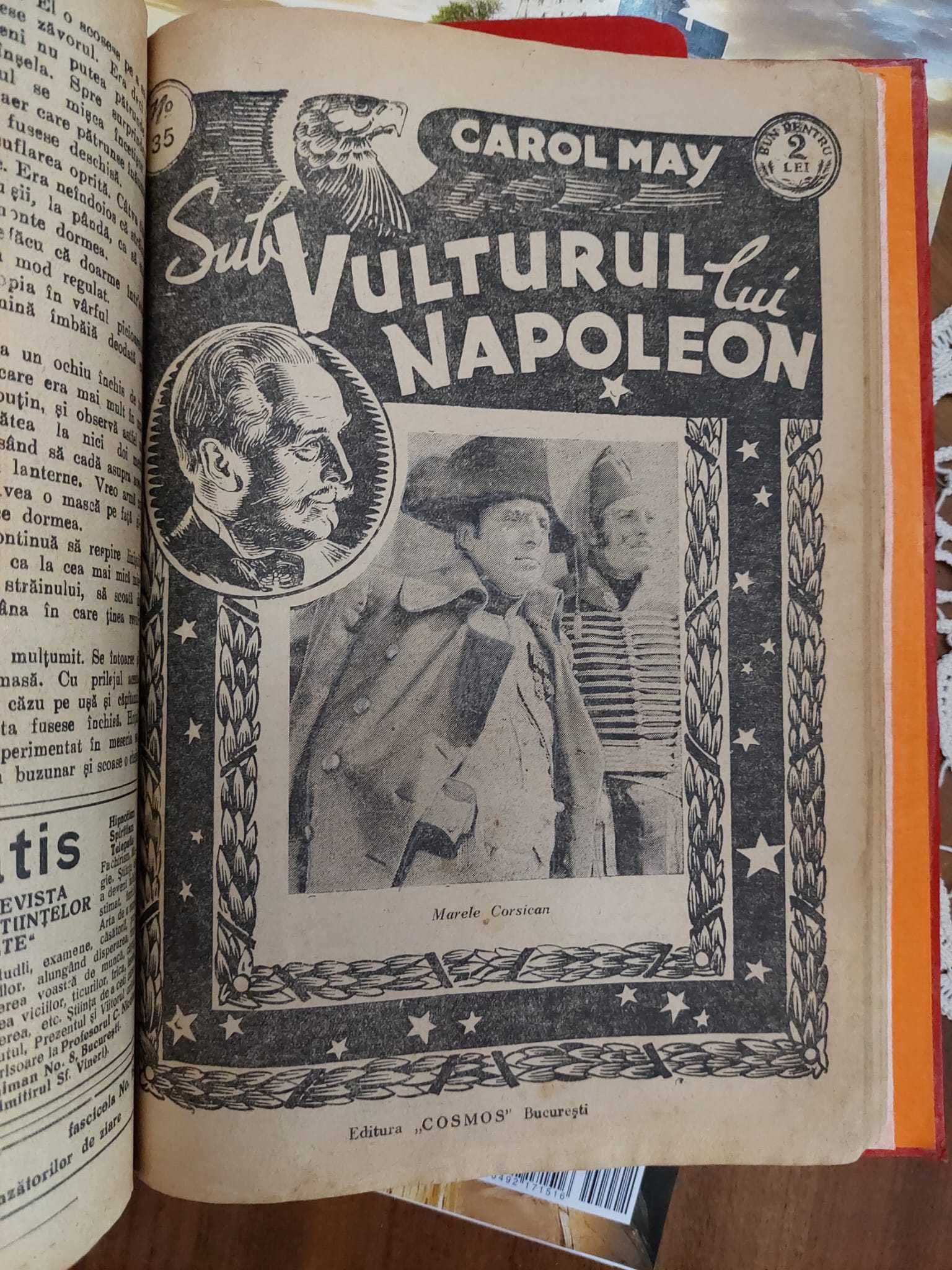 Sub Vulturul lui Napoleon/roman foileton original,complet/Karl May.