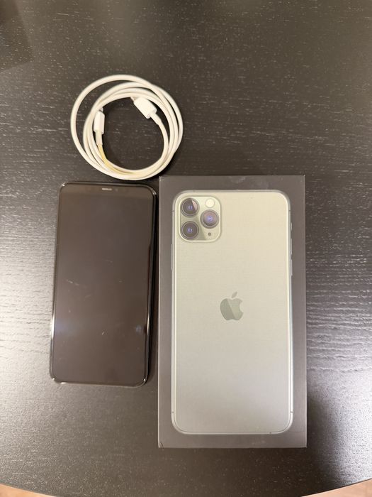 Iphone 11 pro max 64gb midnight green neverlocked