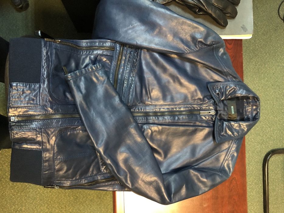 Geaca piele Versace Versus