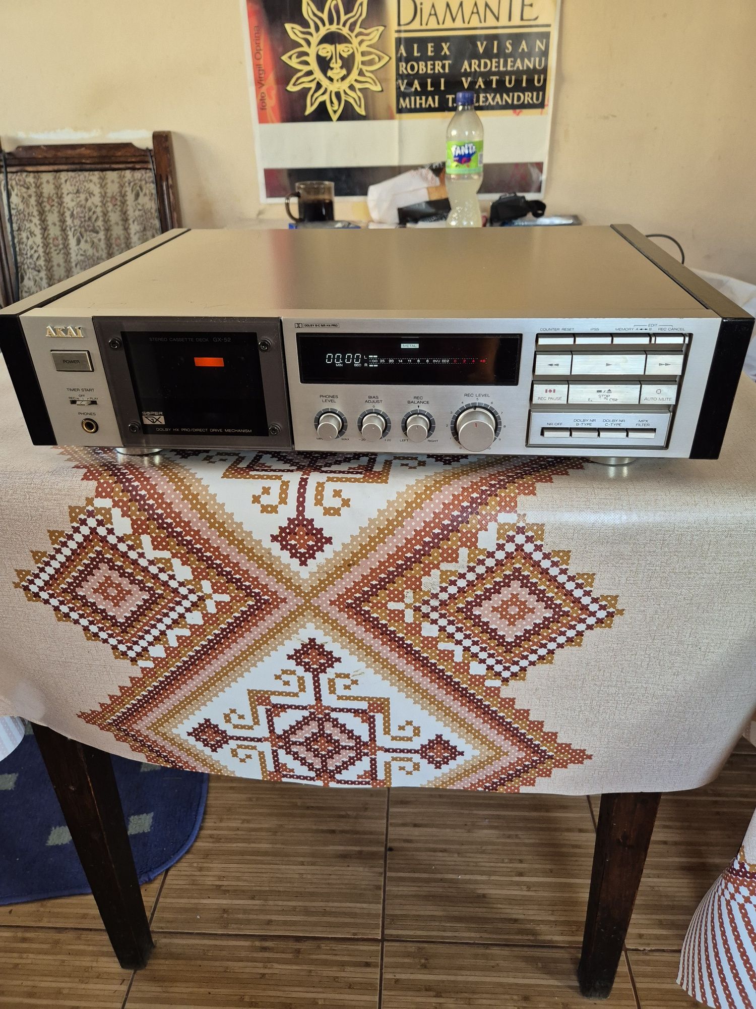 Akai GX 52 casetofon deck (sony technics)