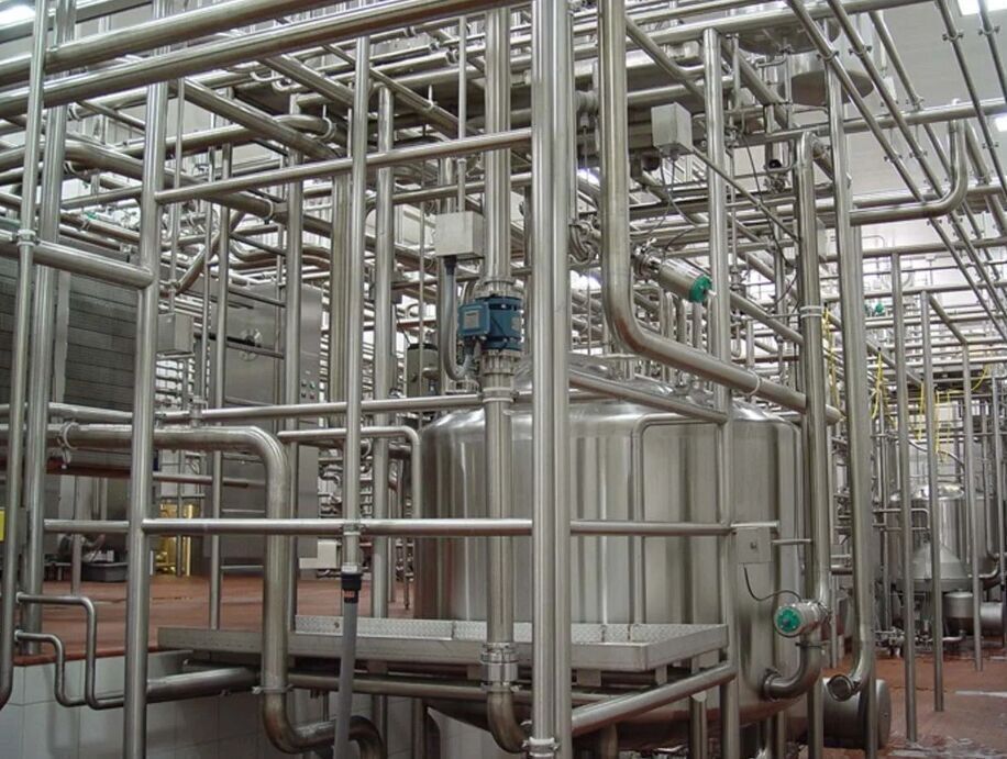 Монтаж нержавеющих трубопроводов