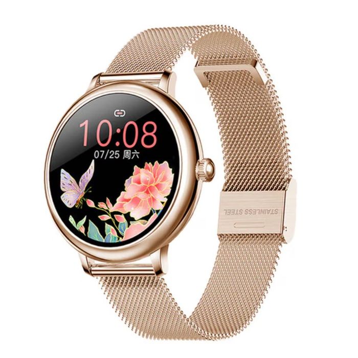 Дамски смарт часовник CF80 с 2 каишки