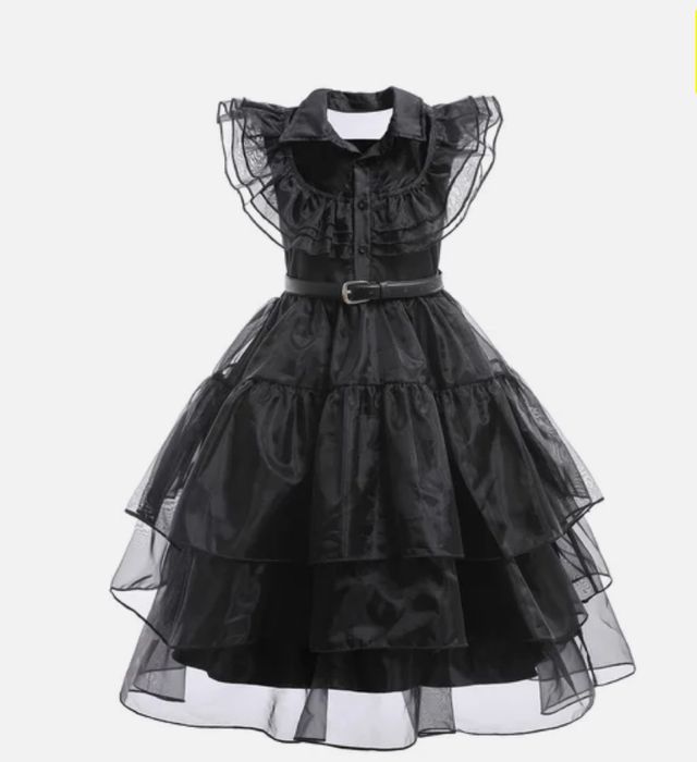 Карнавальный костюм Венсдей.