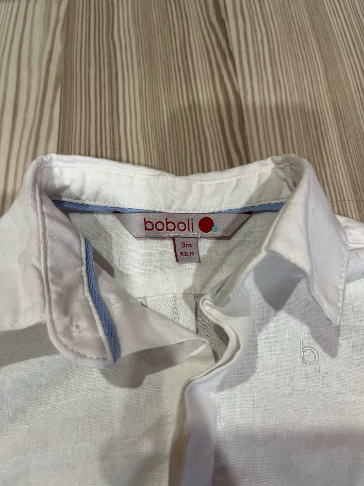 Ленена риза и къси панталонки Beboli 3м