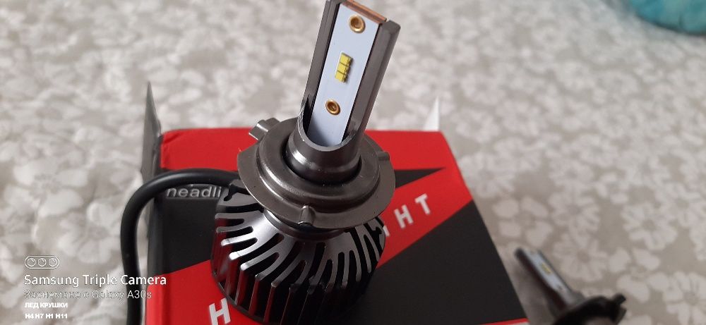 Лед Крушки H4 H1 HB3 HB4 ZES 2 led крушки