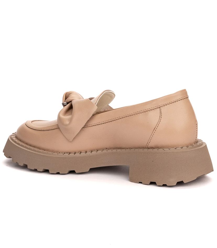 Pantofi Damă Mocasini nr.34 piele naturală, bej