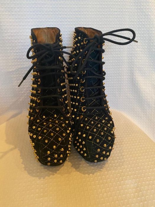 Ghete Tinte 37 piele Jeffrey Campbell