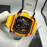 Richard Mille RM27-03 Rafael Nadal Yellow & Red Forged Carbon Skeleton