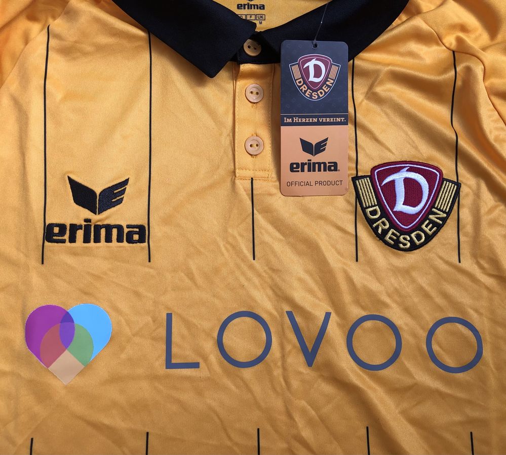 Erima Dynamo Dresden Home Shirt ОРИГИНАЛНА футболна фланелка - M
