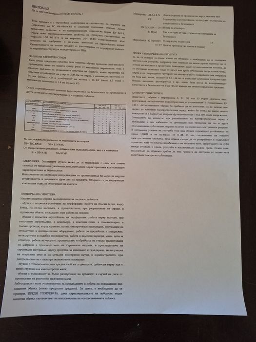 Зимни работни обувки