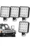 Set 4 proiectoare LED 12 V 48 W,