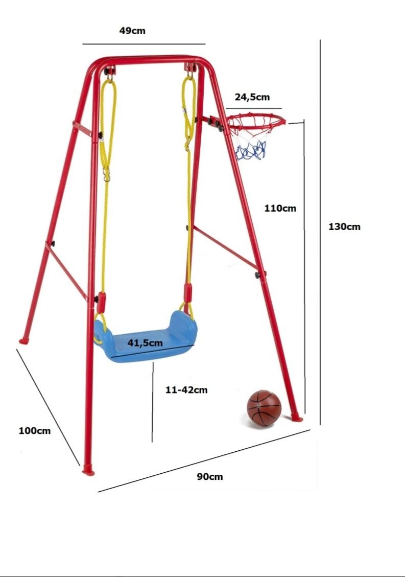 Качела 2в1 Баскетбол шить набор 2в1