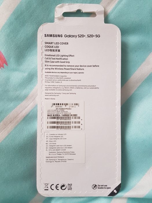 Husa Smart Led Cover Samsung S20, S20+