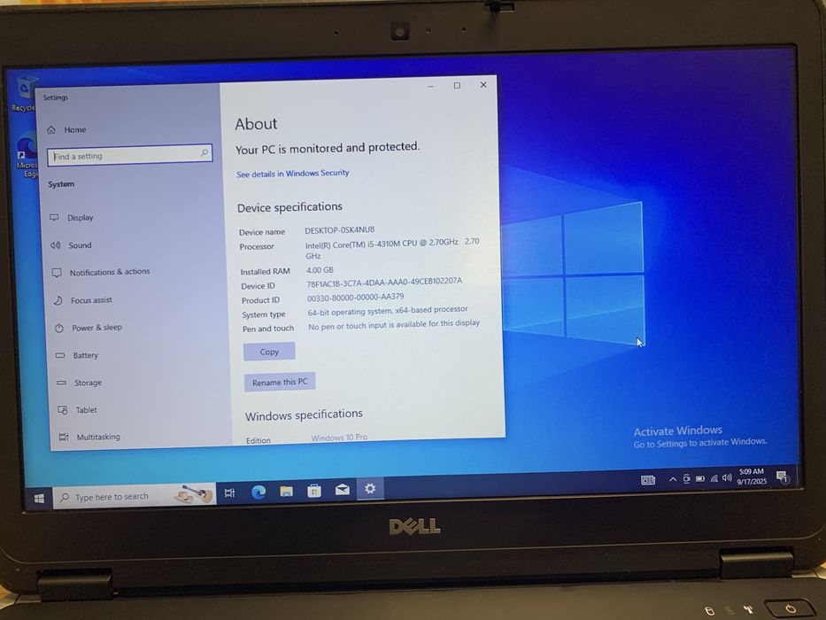 Laptop Dell Latitude E6440 I5-4310 4GB Ram 128GB SSD Bateria 2 ore