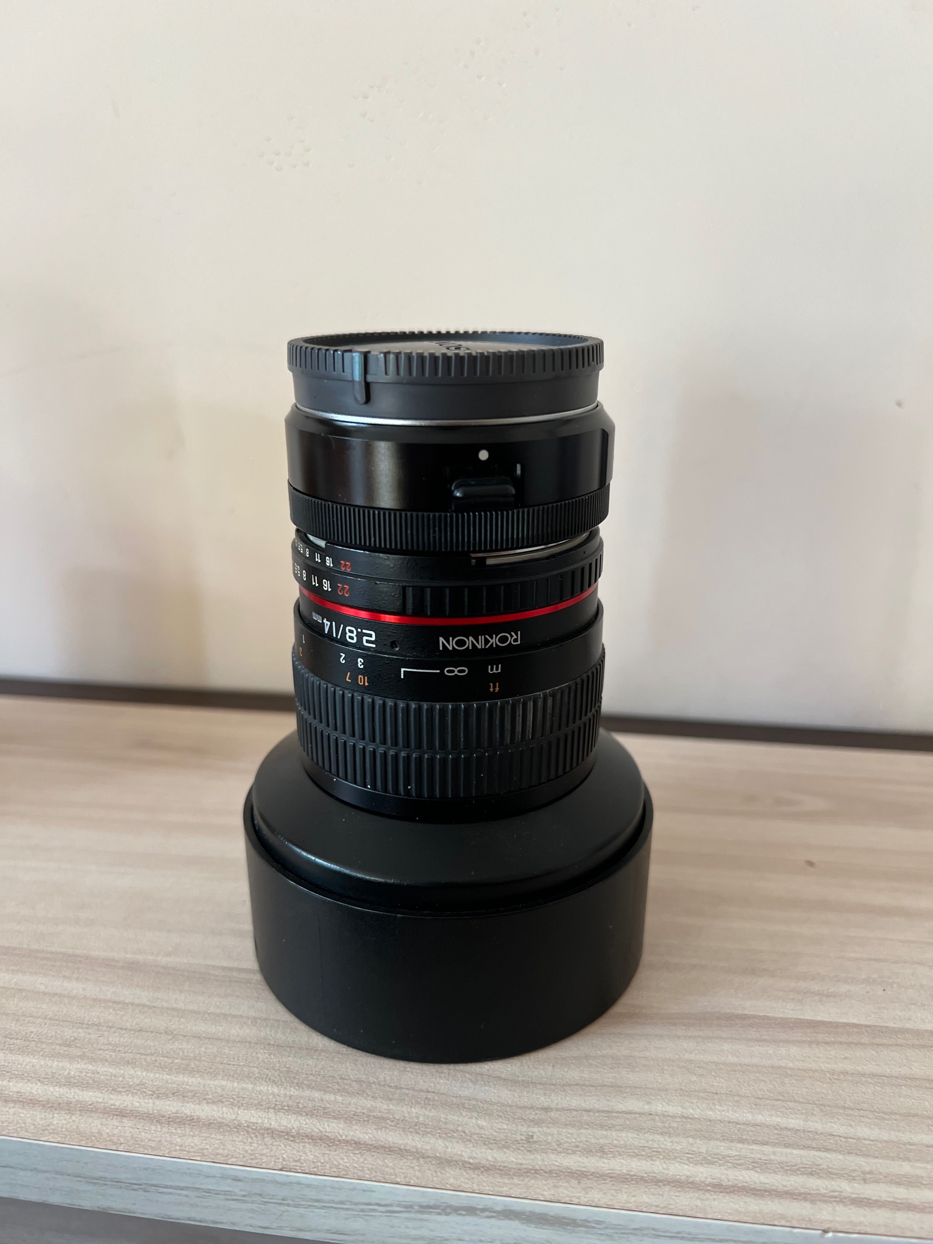 Rokinon 14mm 2.8 Fullframe to Sony E