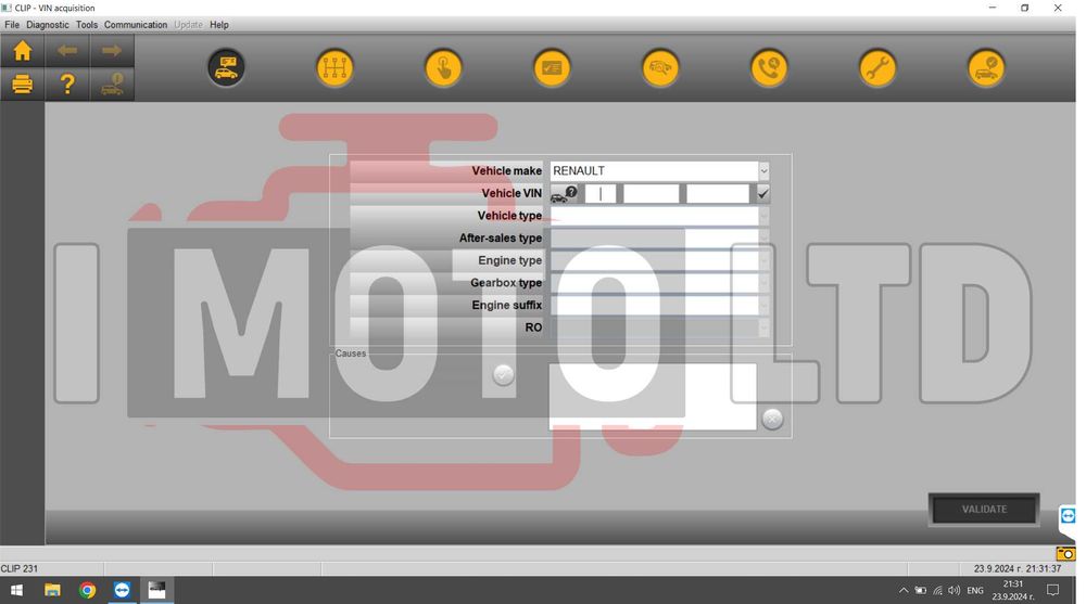 Renault Can Clip - Софтуер за диагностика Renault / Dacia