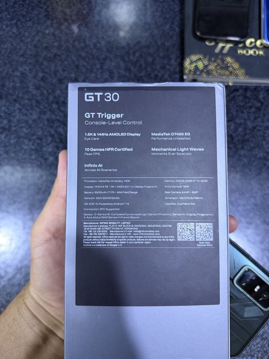 infinix gt 30 pamit 8.256g holati ideal karopka dak bor